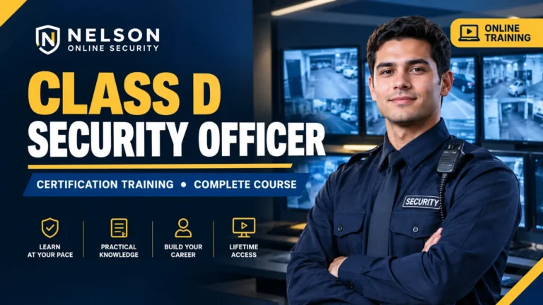 Florida Class D Security Officer Certification Training – free
